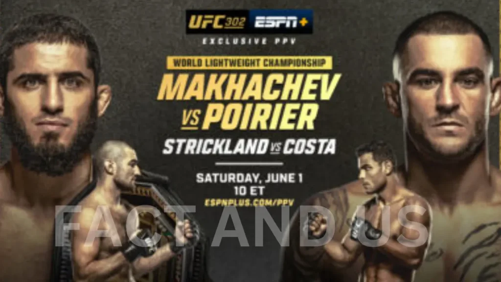 UFC 302 Makhachev vs Poirier fight