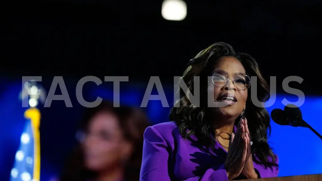 Oprah Tells Voters to 'Choose Truth' in Surprise Convention Speech