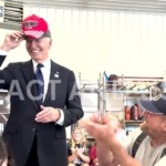 Biden Wears Trump Hat