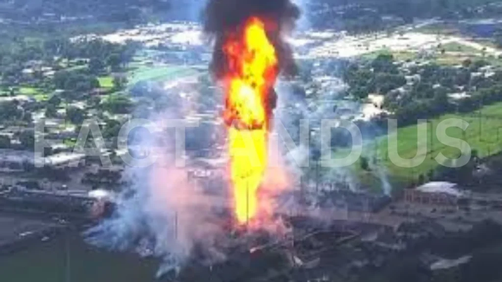 Pipeline Explosion in Texas Causes Towering Pillar of Fire